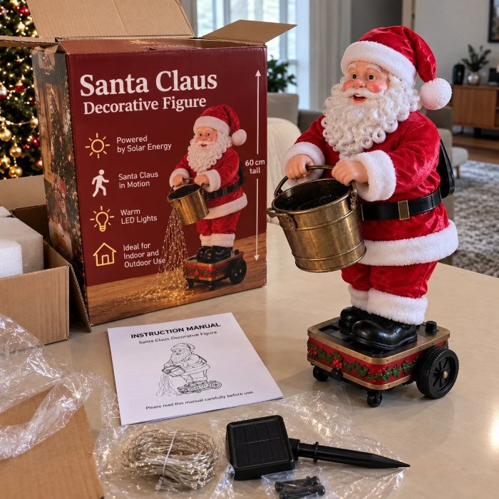 Photo from customer Patrícia: Santa with the box, manual and accessories