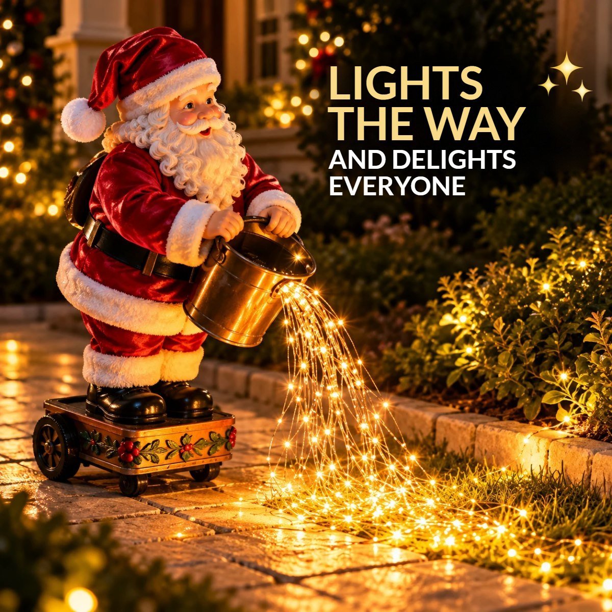 Lights up the path